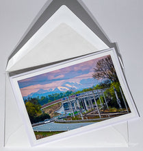 Load image into Gallery viewer, View of the alps - Greeting card DinA 6
